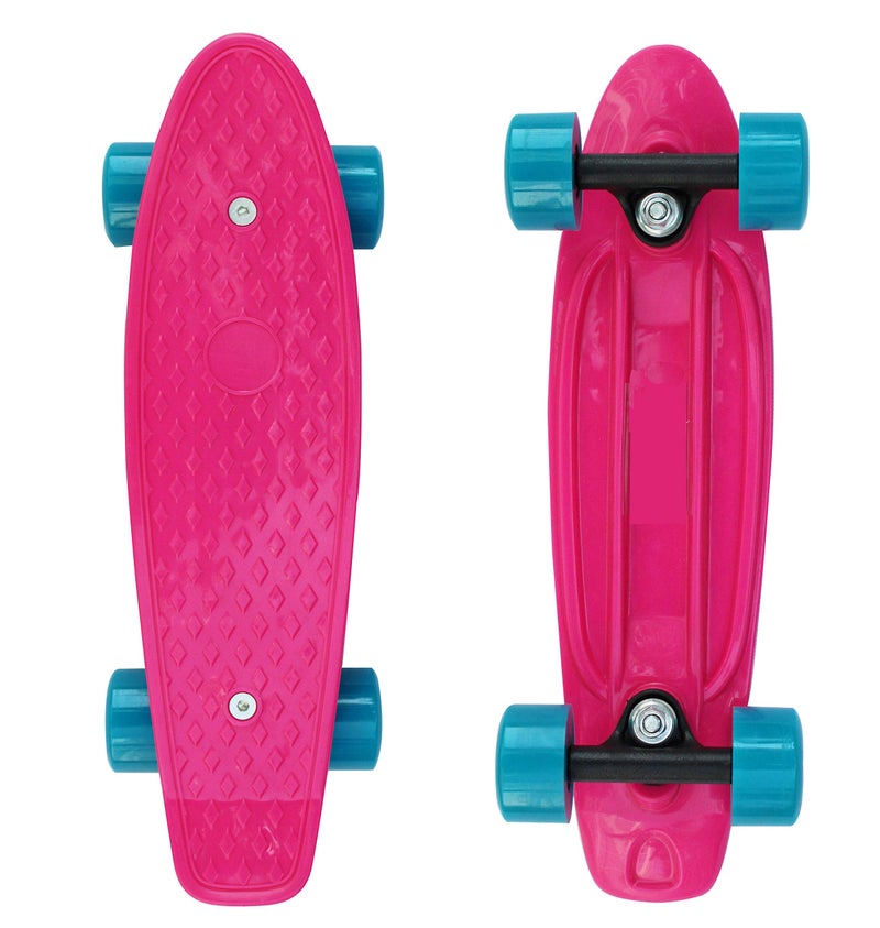 SK8MEMO 17" Mini Skateboard, Kids Skateboard for Beginners with ABEC-7 Bearing and Soft PU Wheels - Image 1